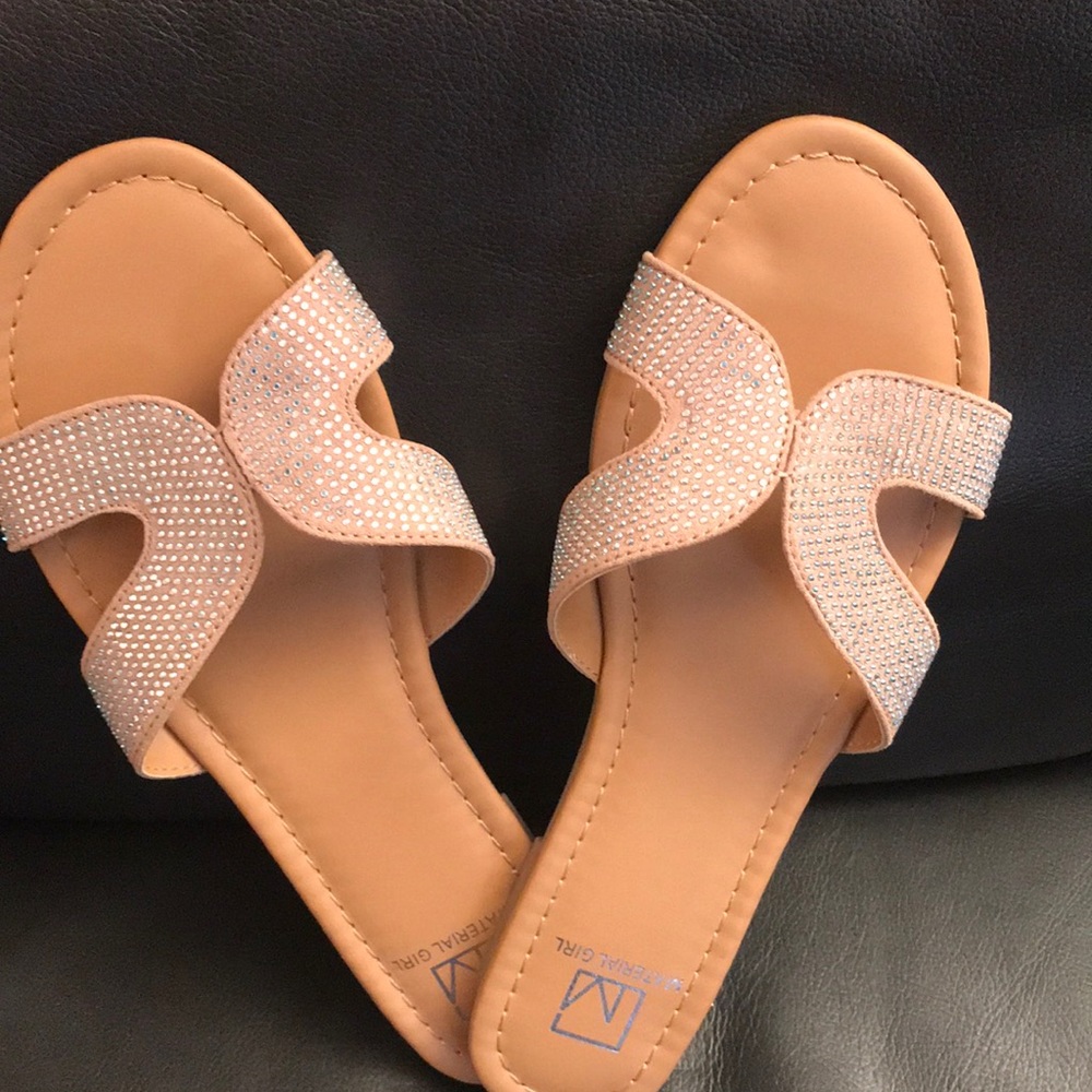 “MATERIAL GIRL” Summer Flip Flops.